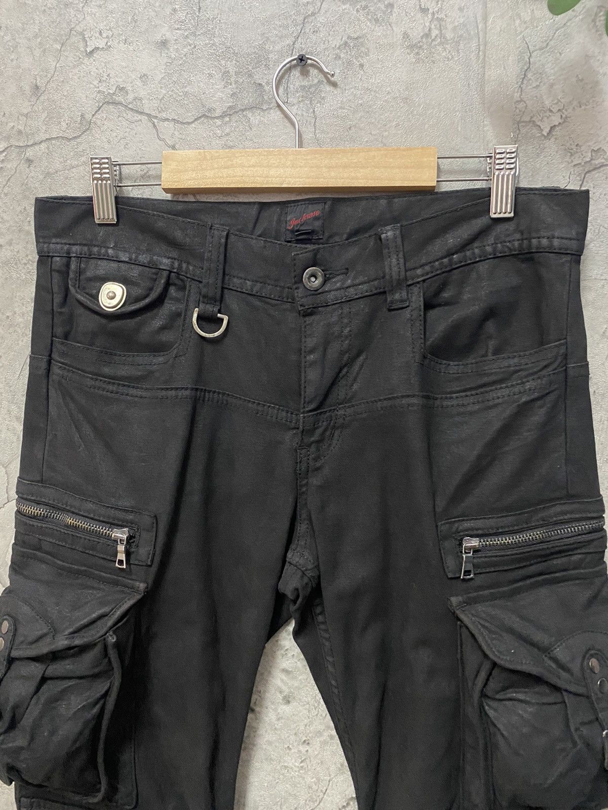 If Six Was Nine × JACKROSE × Yasuyuki Ishii JackRose Bondage Multi Pocket Waxed Denim Cargo Size US 30 / EU 46 - 12 Thumbnail