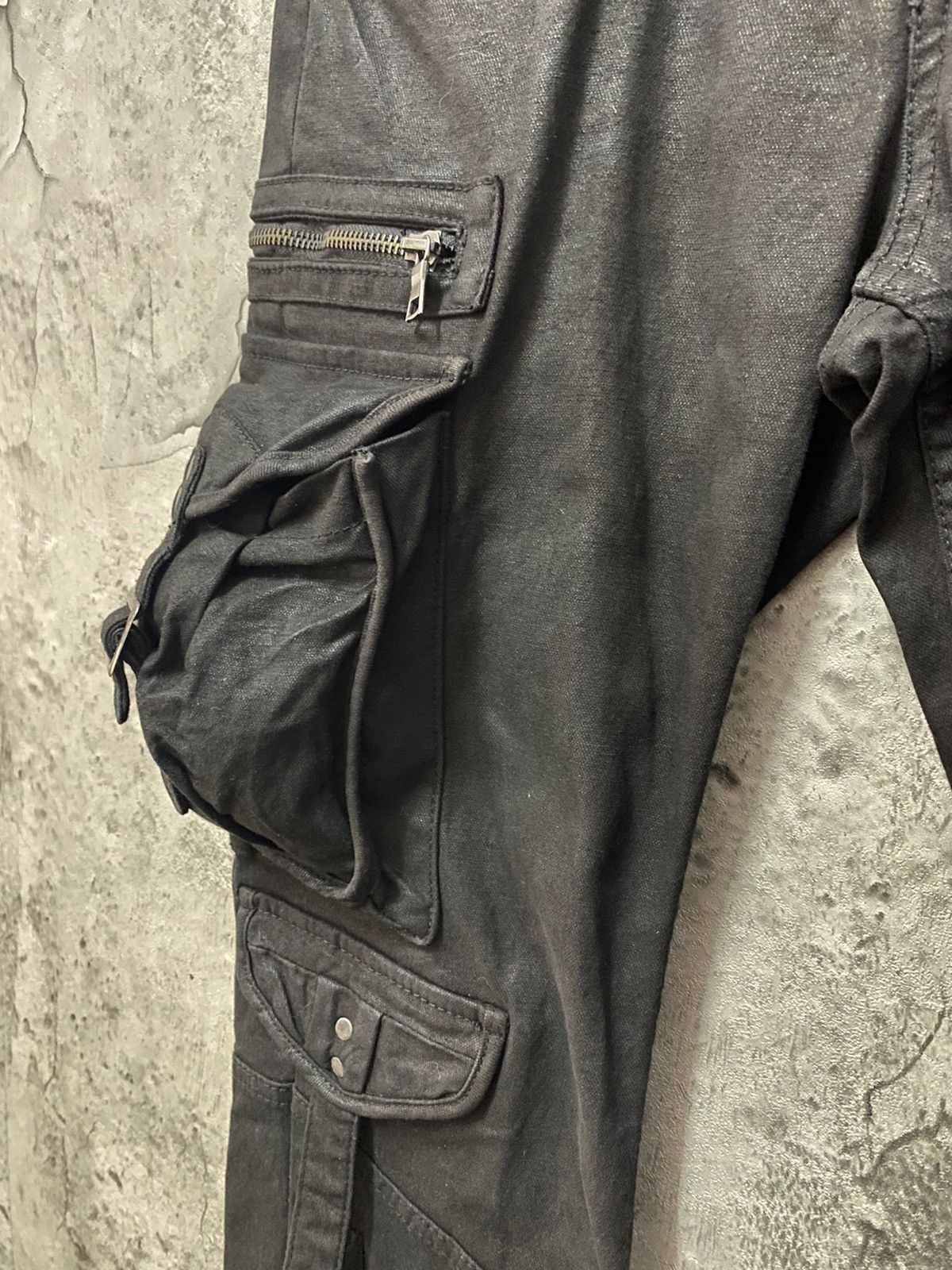 If Six Was Nine × JACKROSE × Yasuyuki Ishii JackRose Bondage Multi Pocket Waxed Denim Cargo Size US 30 / EU 46 - 8 Thumbnail