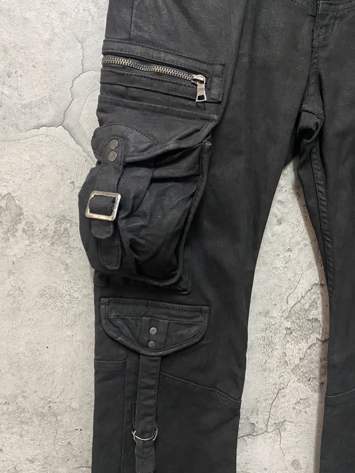 If Six Was Nine × JACKROSE × Yasuyuki Ishii JackRose Bondage Multi Pocket Waxed Denim Cargo Size US 30 / EU 46 - 7 Thumbnail