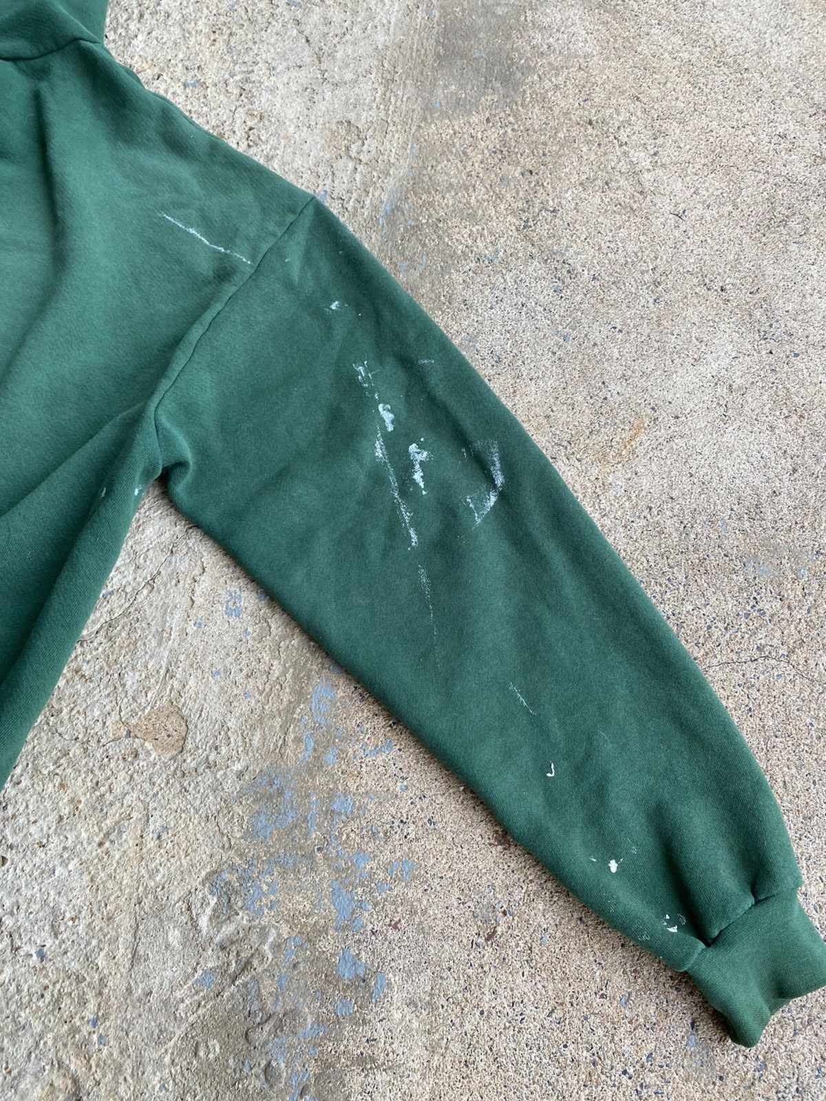 Japanese Brand × Vintage Vintage 90’s Lee Distressed Faded Paint Splatter Hoodie Size US XL / EU 56 / 4 - 12 Thumbnail