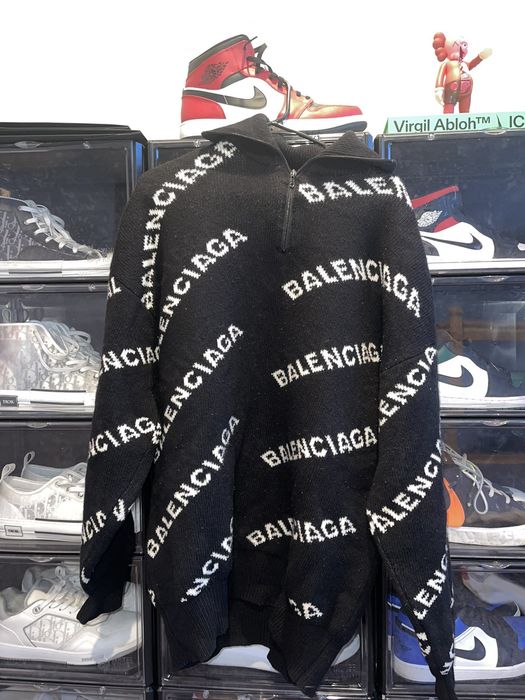 Balenciaga Balenciaga quarter zip sweater | Grailed