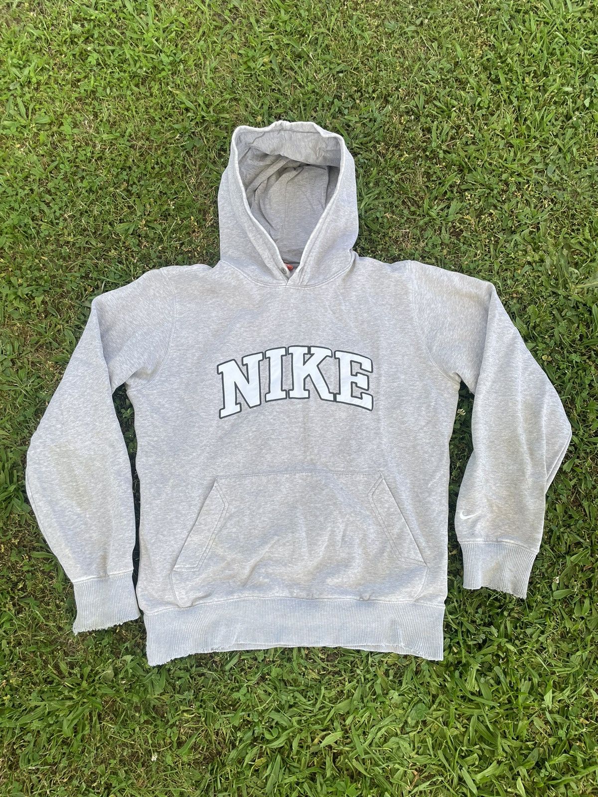 Y2K Nike spellout distressed Hoodie