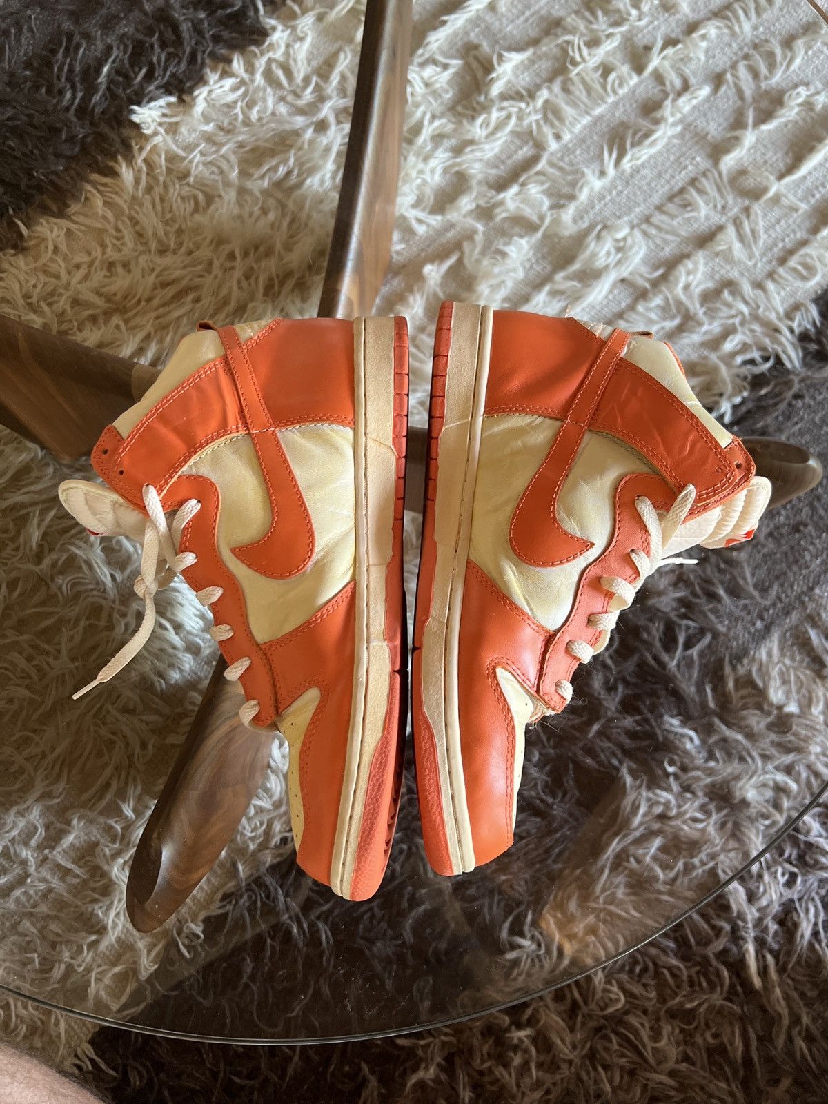 Nike Dunk High Qk Vntg White | Orange Blaze 2007 GRAIL!! Size US 13 / EU 46 - 3 Thumbnail