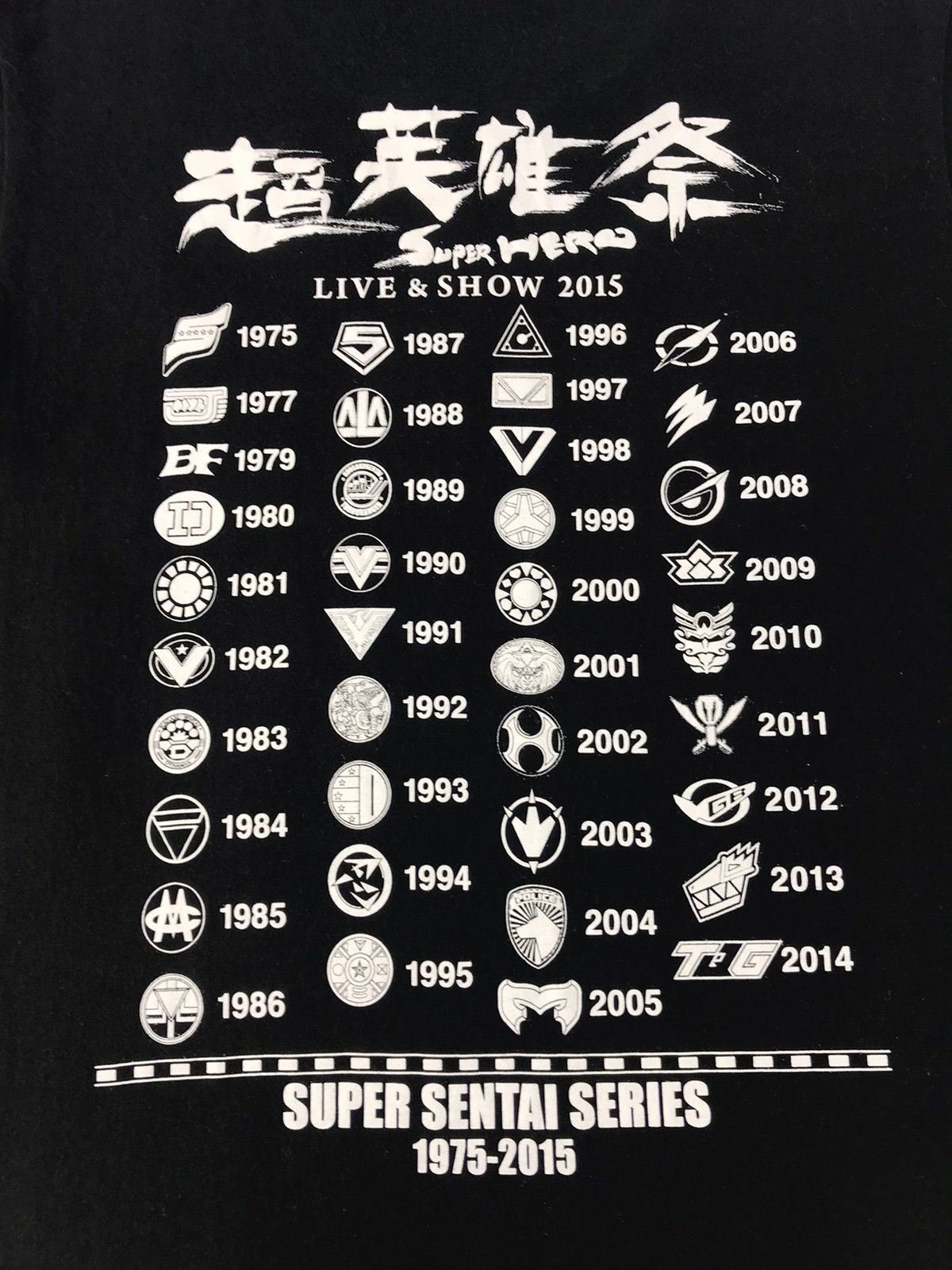 Anime Bandai Super Hero Live&Show 2015 Tee Size US M / EU 48-50 / 2 - 8 Thumbnail