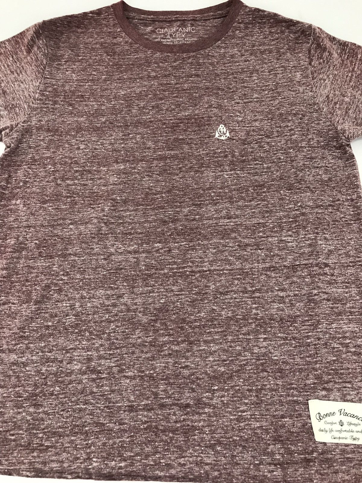 Japanese Brand Bonne Vacances embroidery small logo pocket tee japan Size US S / EU 44-46 / 1 - 3 Thumbnail