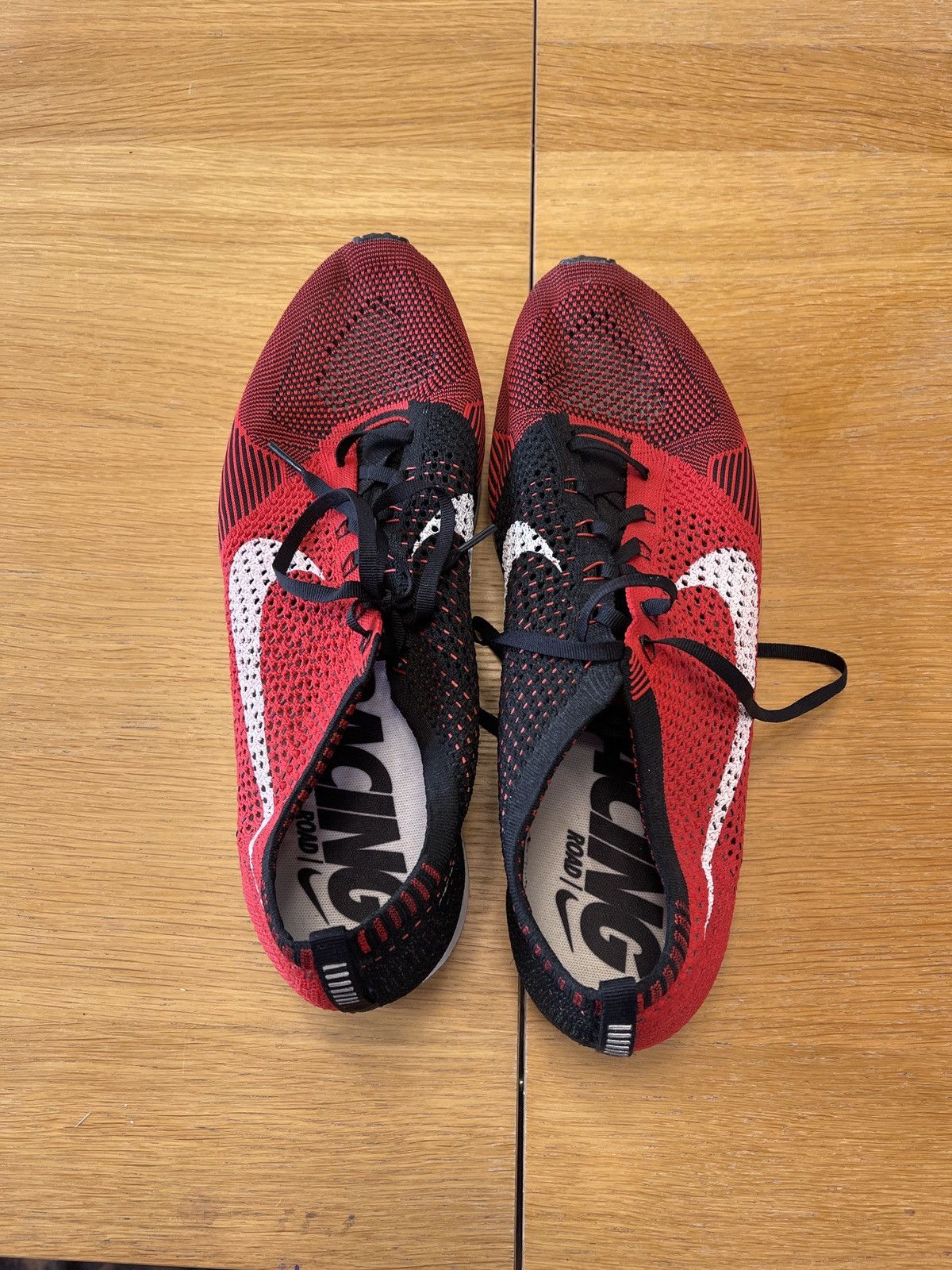 Nike Nike Flyknit Racer University Red 2013 Size 14 Size US 14 / EU 47 - 6 Thumbnail