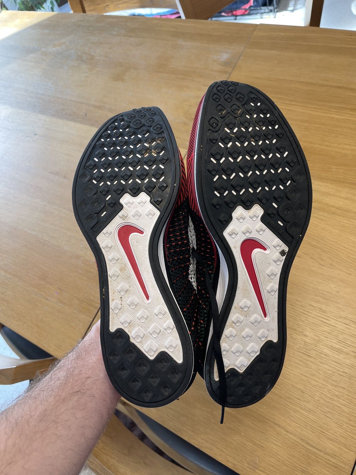 Nike Nike Flyknit Racer University Red 2013 Size 14 Size US 14 / EU 47 - 7 Thumbnail