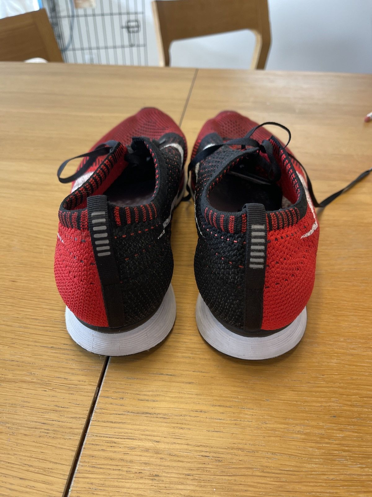 Nike Nike Flyknit Racer University Red 2013 Size 14 Size US 14 / EU 47 - 3 Thumbnail