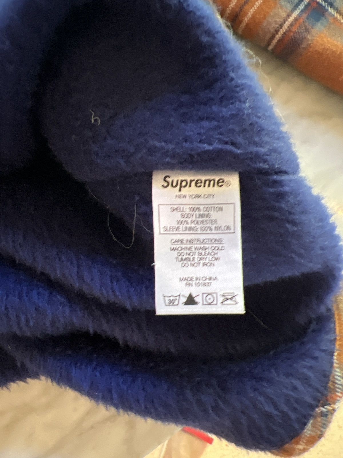 Supreme Supreme Pile Lined Flannel Shirt // Rust XL // FW 2018 Size US XL / EU 56 / 4 - 5 Thumbnail