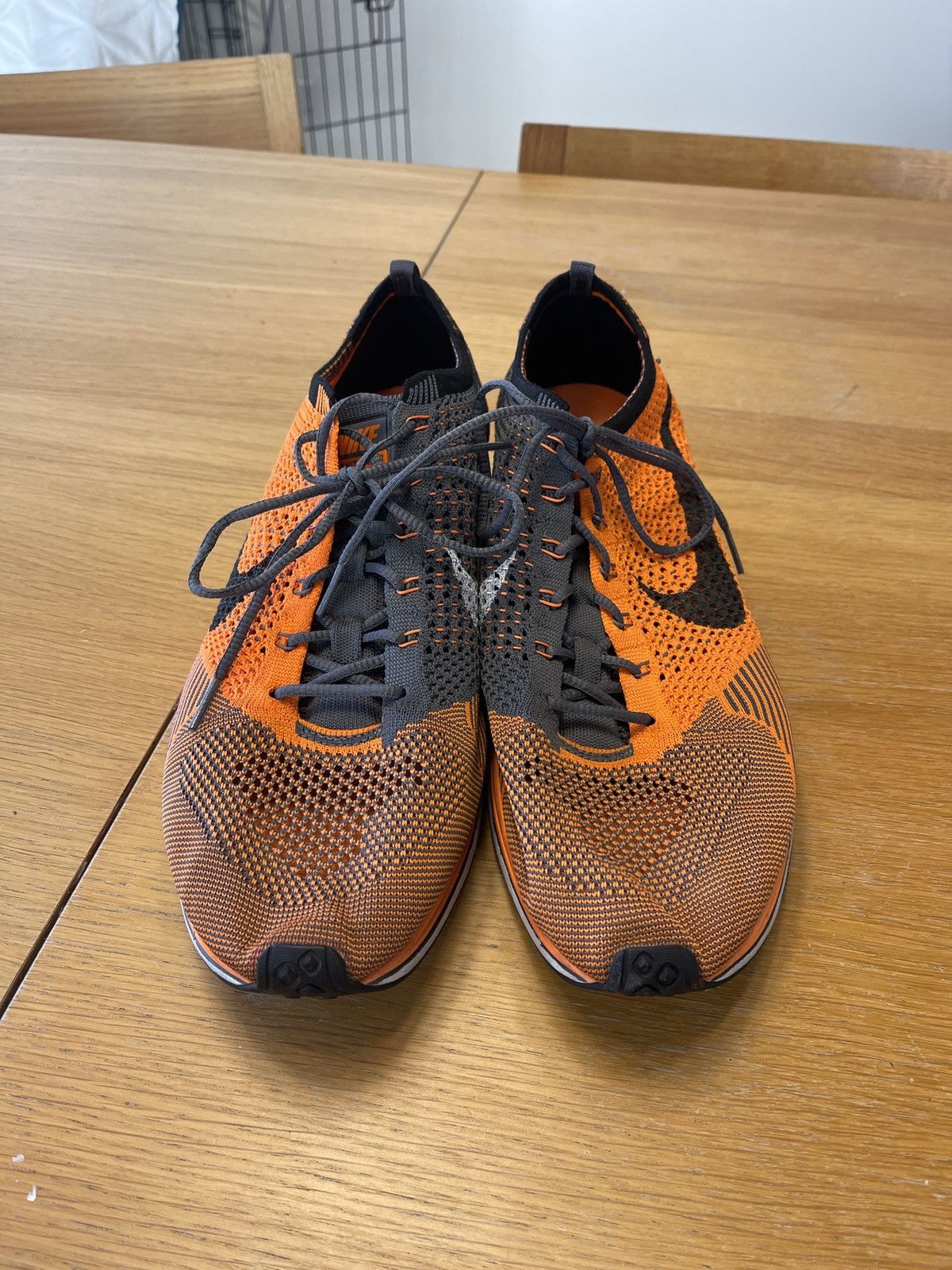 Nike Nike Flyknit Racer Total Orange 2012 Size 14 Size US 14 / EU 47 - 2 Thumbnail