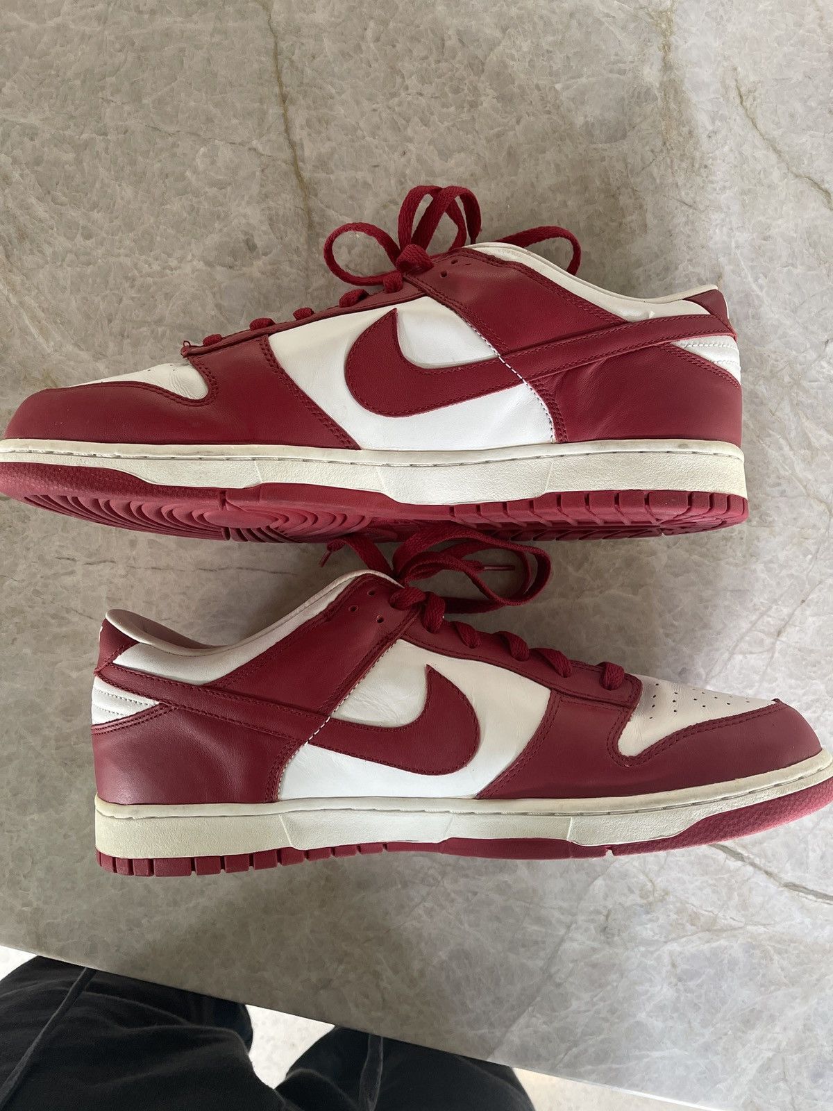 Nike Nike Dunk Low White | Varsity Red 2005 Size 14 Size US 14 / EU 47 - 4 Thumbnail