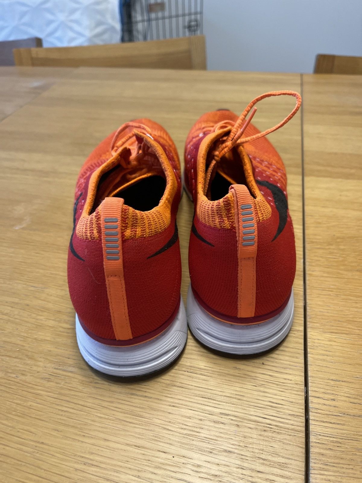 Nike Nike Flyknit Trainer+ University Red | White-Ttl Orng 2012 Size US 14 / EU 47 - 5 Thumbnail