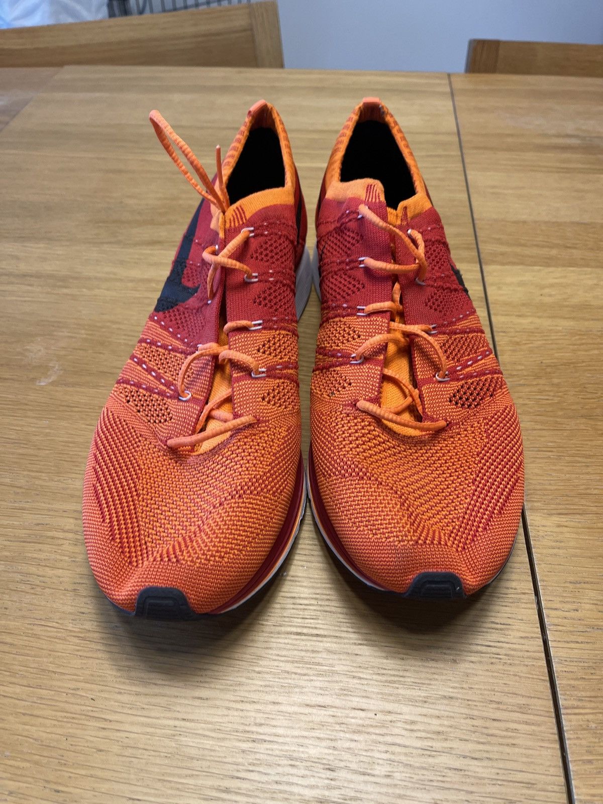 Nike Nike Flyknit Trainer+ University Red | White-Ttl Orng 2012 Size US 14 / EU 47 - 4 Thumbnail