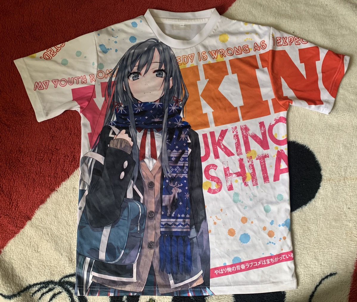 Anime RARE ANIME YUKINO SHITA FULLPRINT DESIGN Size US L / EU 52-54 / 3 - 3 Thumbnail