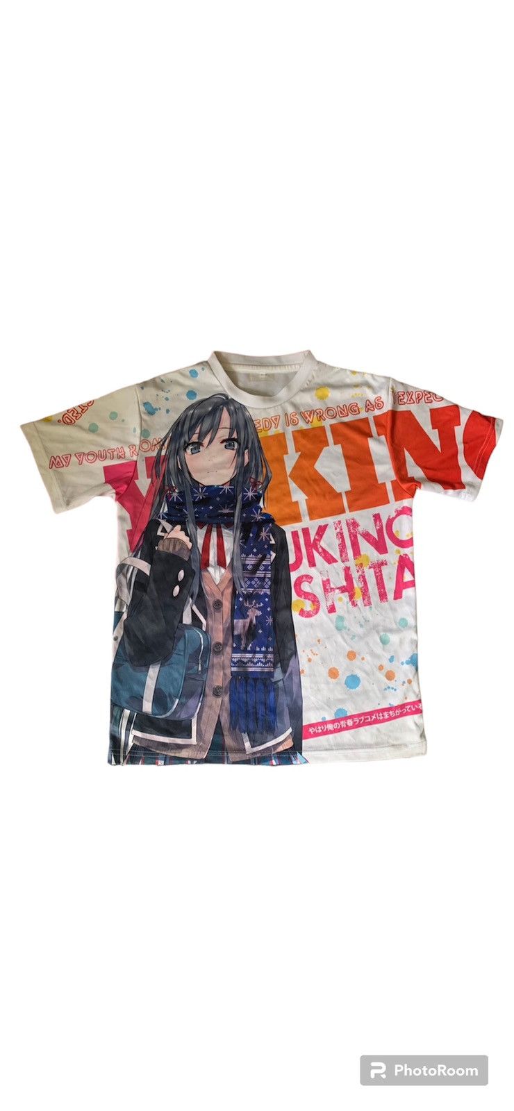 Pre-owned Anime Yukino Shita Fullprint Design In White