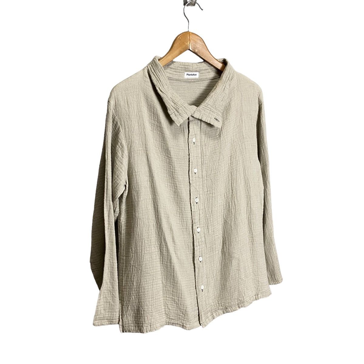 Issey Miyake Plantation by Issey Miyake shawn collar button up Size US M / EU 48-50 / 2 - 4 Thumbnail