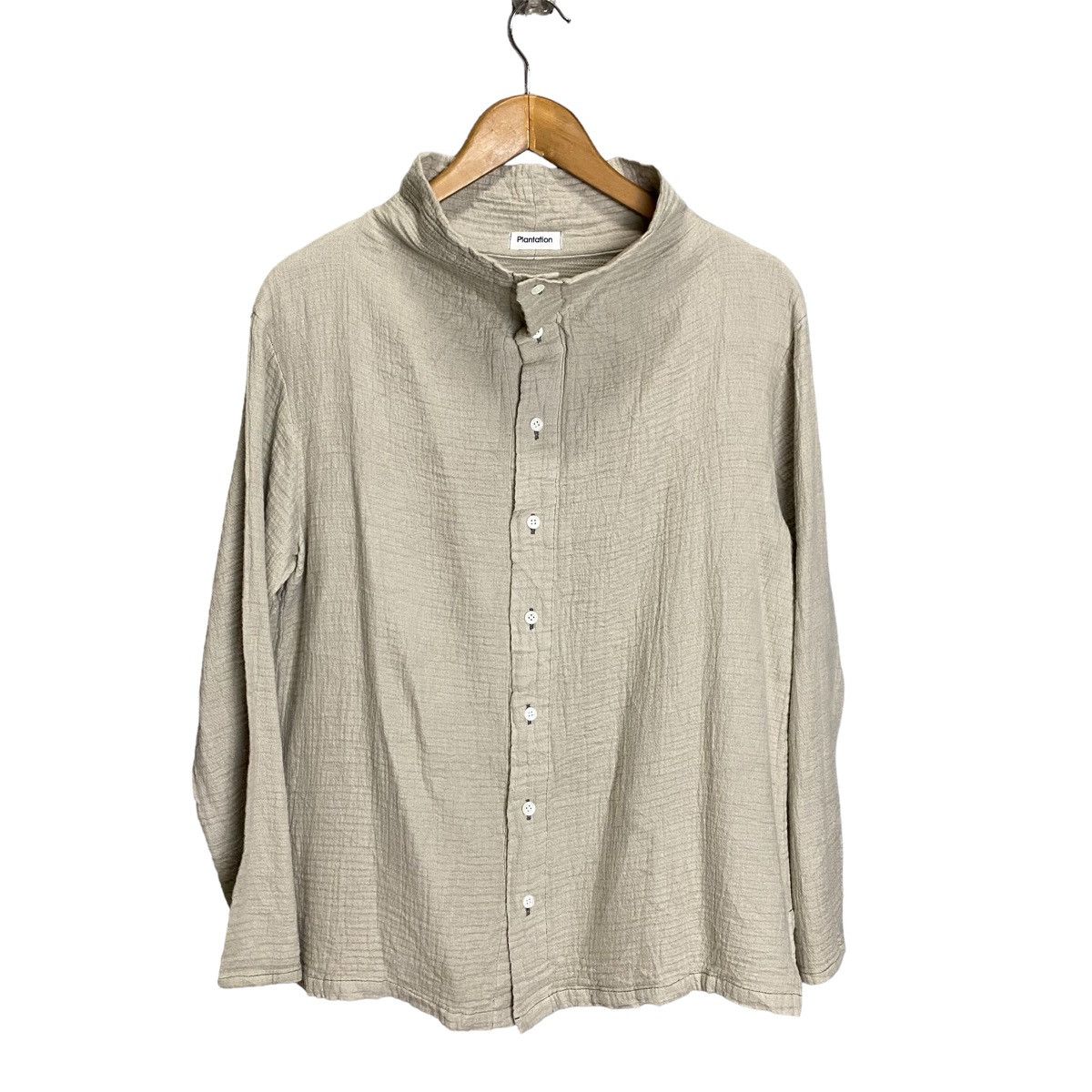 Issey Miyake Plantation by Issey Miyake shawn collar button up Size US M / EU 48-50 / 2 - 3 Thumbnail
