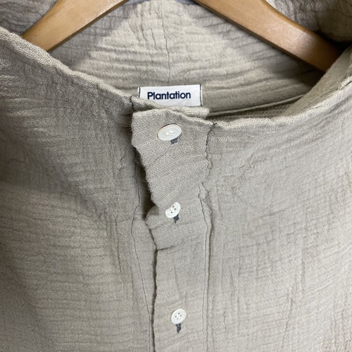 Issey Miyake Plantation by Issey Miyake shawn collar button up Size US M / EU 48-50 / 2 - 9 Thumbnail