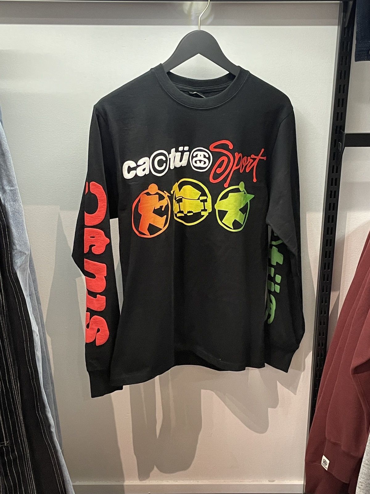 Cactus Plant Flea Market × Stussy Stüssy x Cactus Plant Flea Market Long Sleeve T-Shirt - L Size US L / EU 52-54 / 3 - 4 Thumbnail