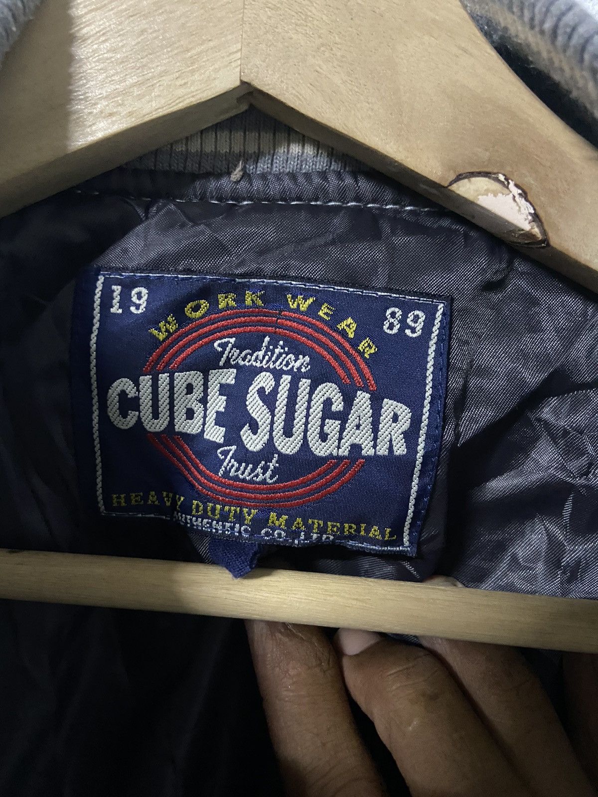Japanese Brand Cube Sugar Varsity Jacket Size US M / EU 48-50 / 2 - 7 Thumbnail