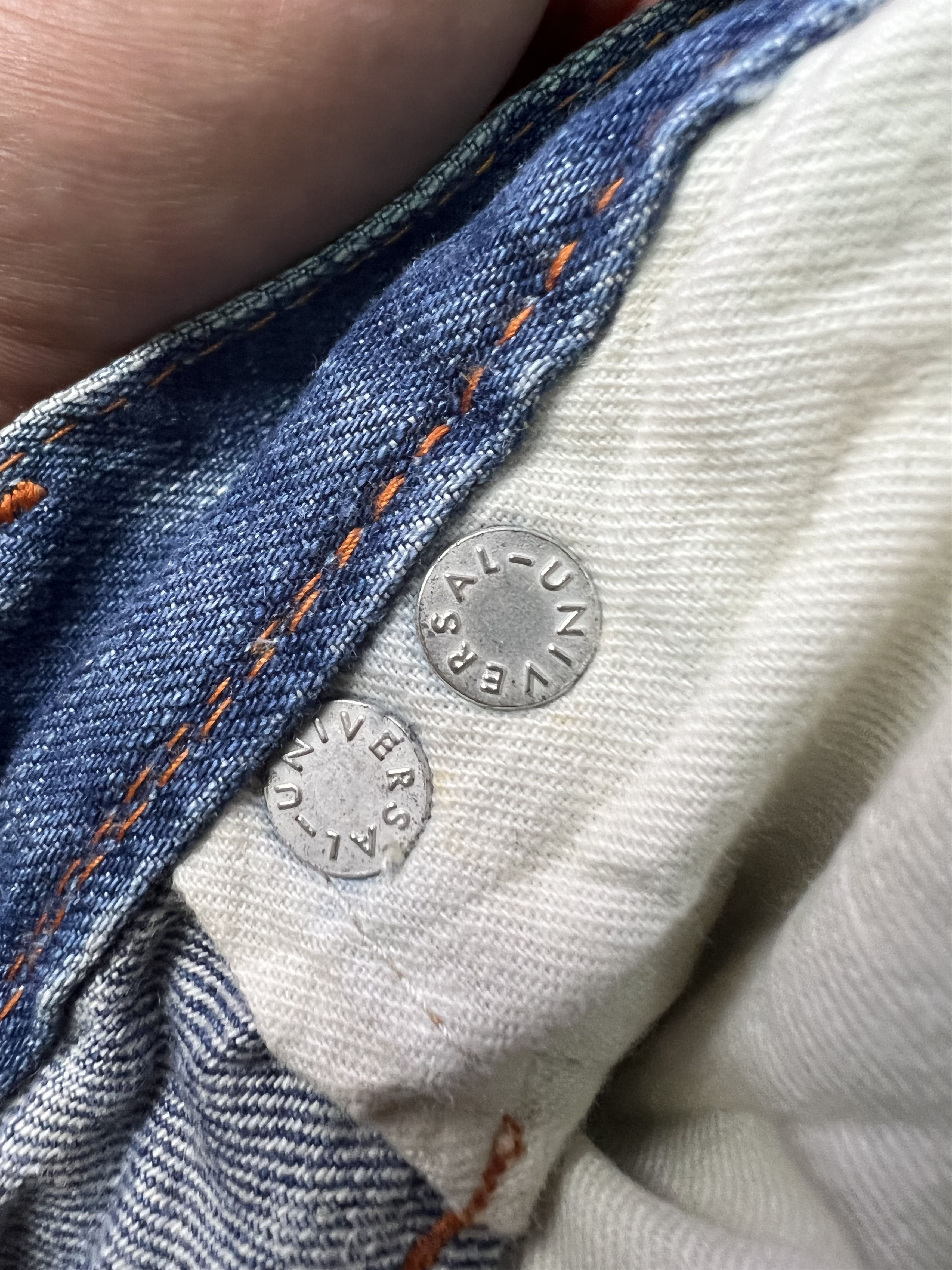 Japanese Brand 🔥Rare Vintage Blue Way Distressed Denim Size US 34 / EU 50 - 18 Thumbnail