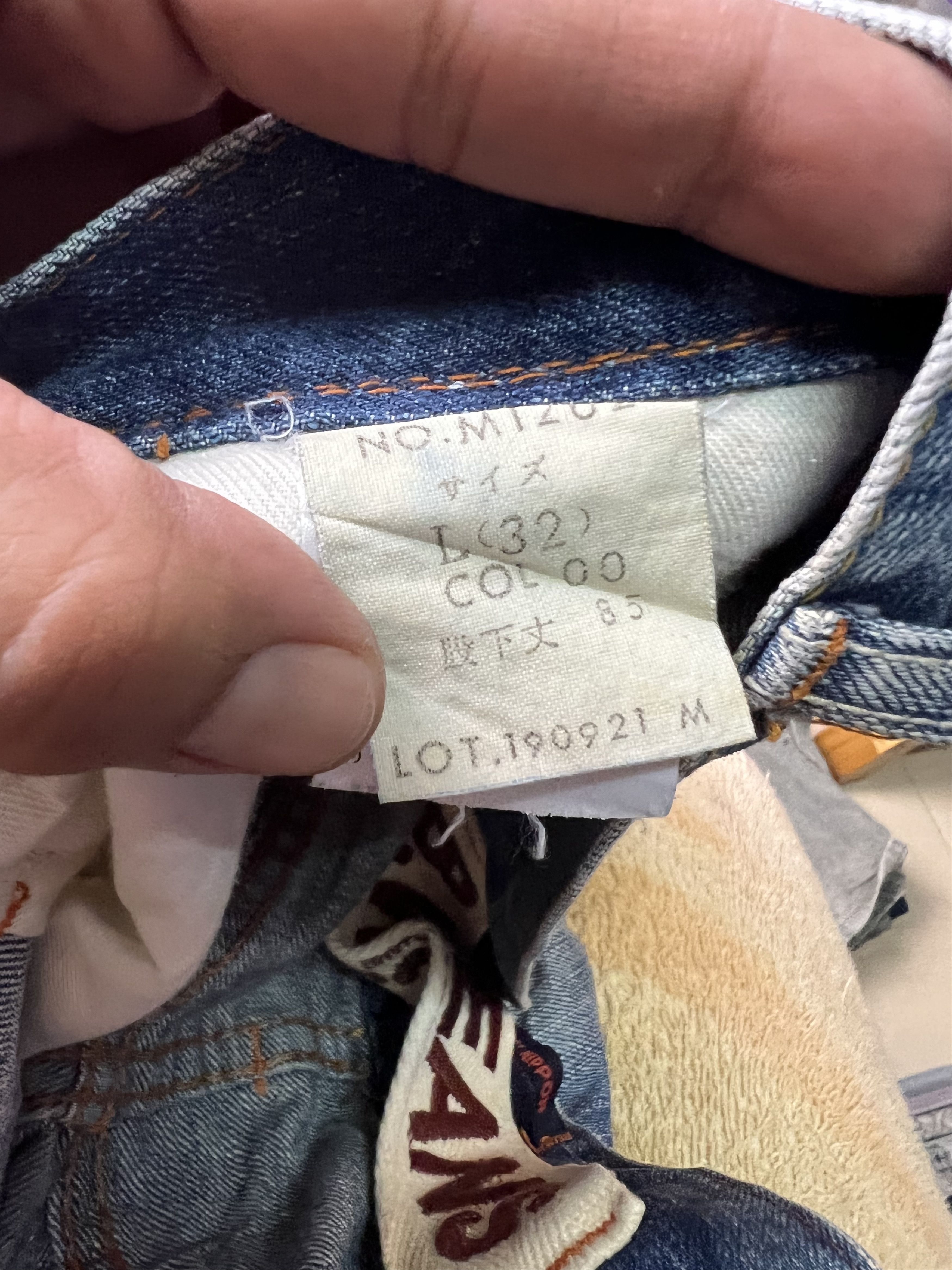 Japanese Brand 🔥Rare Vintage Blue Way Distressed Denim Size US 34 / EU 50 - 21 Thumbnail