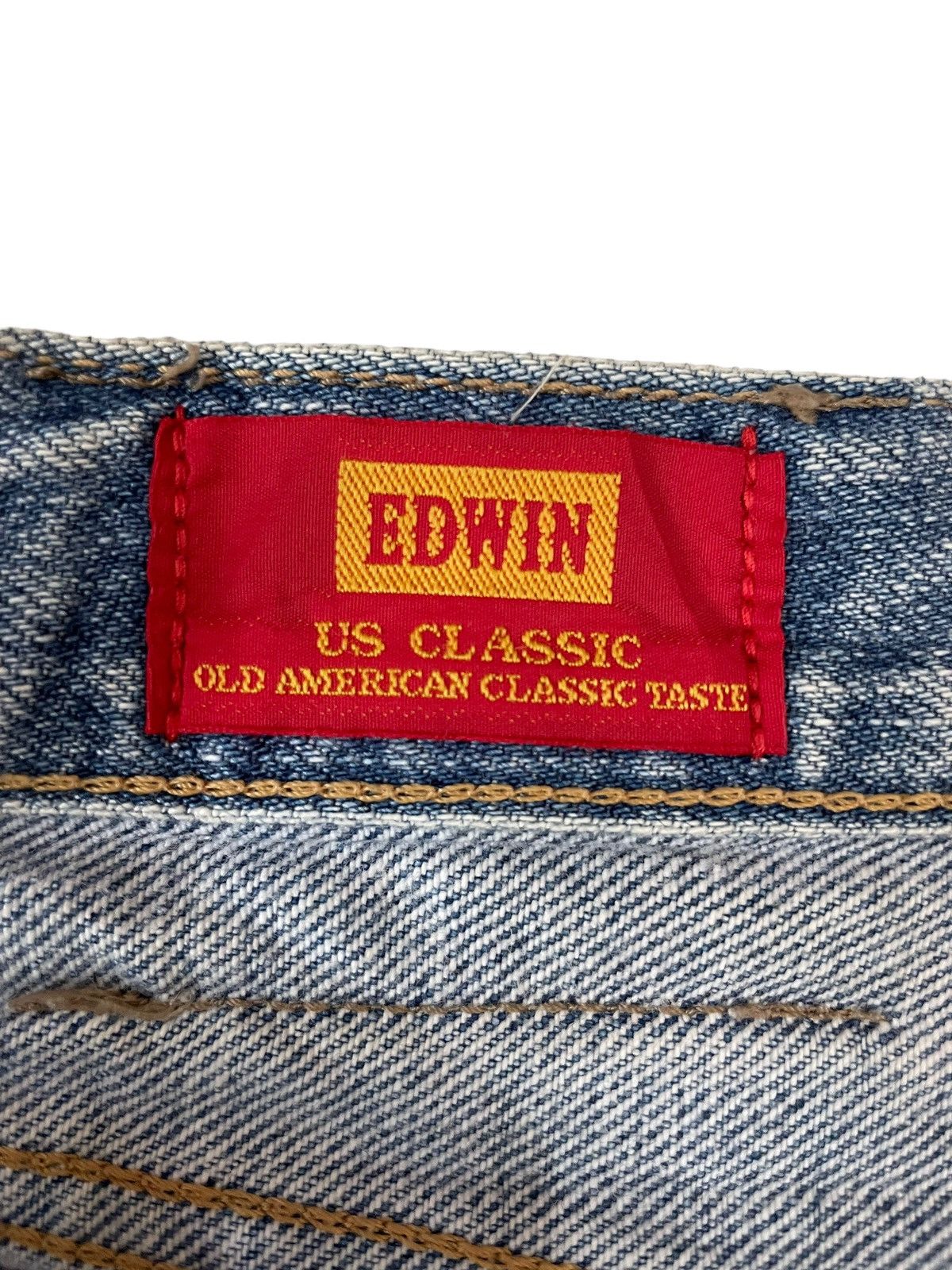 Edwin × Japanese Brand × Vintage 90s Vtg Edwin US Classic Lot 602 Light Washed Jeans Size US 29 - 9 Thumbnail