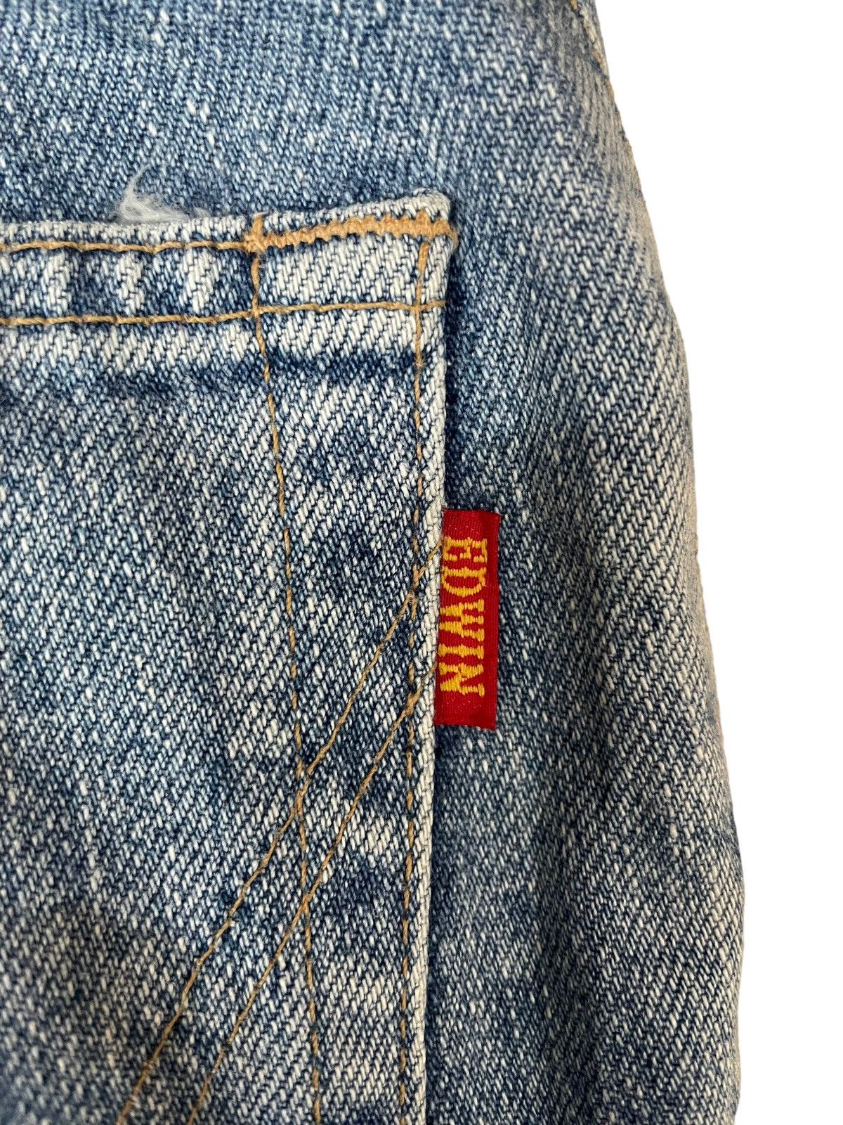 Edwin × Japanese Brand × Vintage 90s Vtg Edwin US Classic Lot 602 Light Washed Jeans Size US 29 - 10 Thumbnail