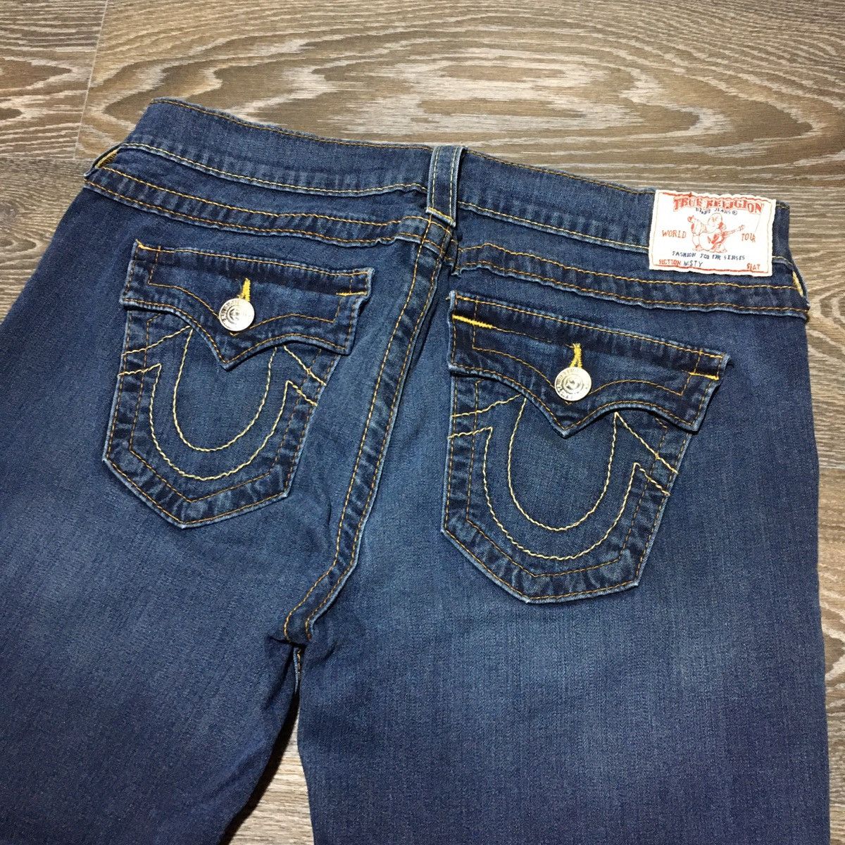 True Religion Women’s TRUE RELIGION Embroidery Slim Fit Jeans Size 32" / US 10 / IT 46 - 3 Thumbnail