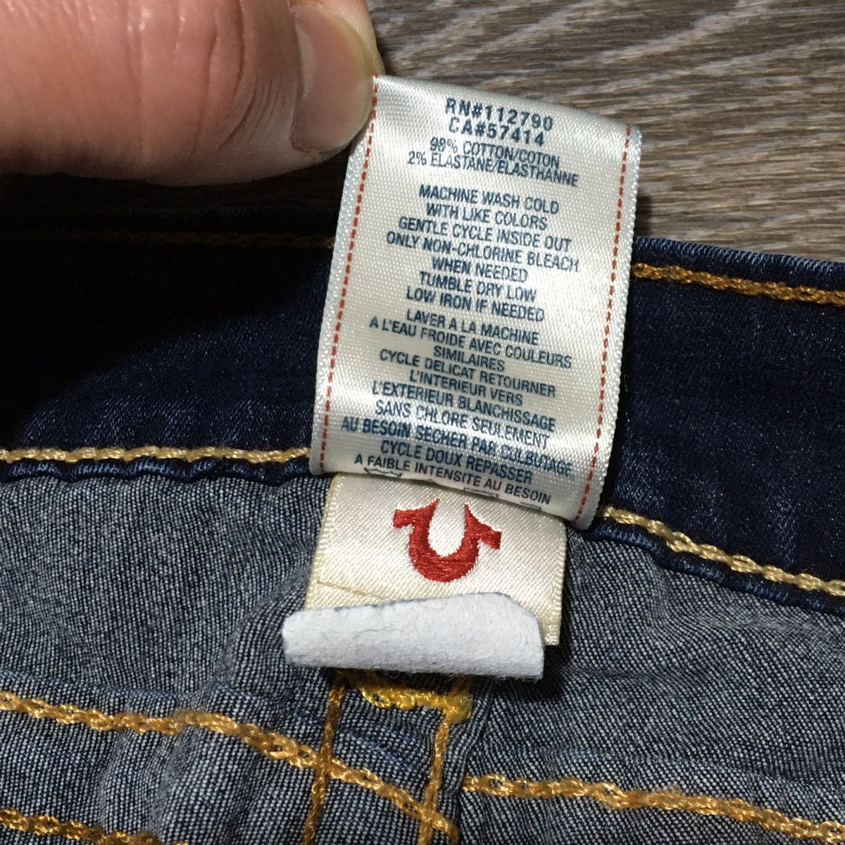 True Religion Women’s TRUE RELIGION Embroidery Slim Fit Jeans Size 32" / US 10 / IT 46 - 10 Thumbnail