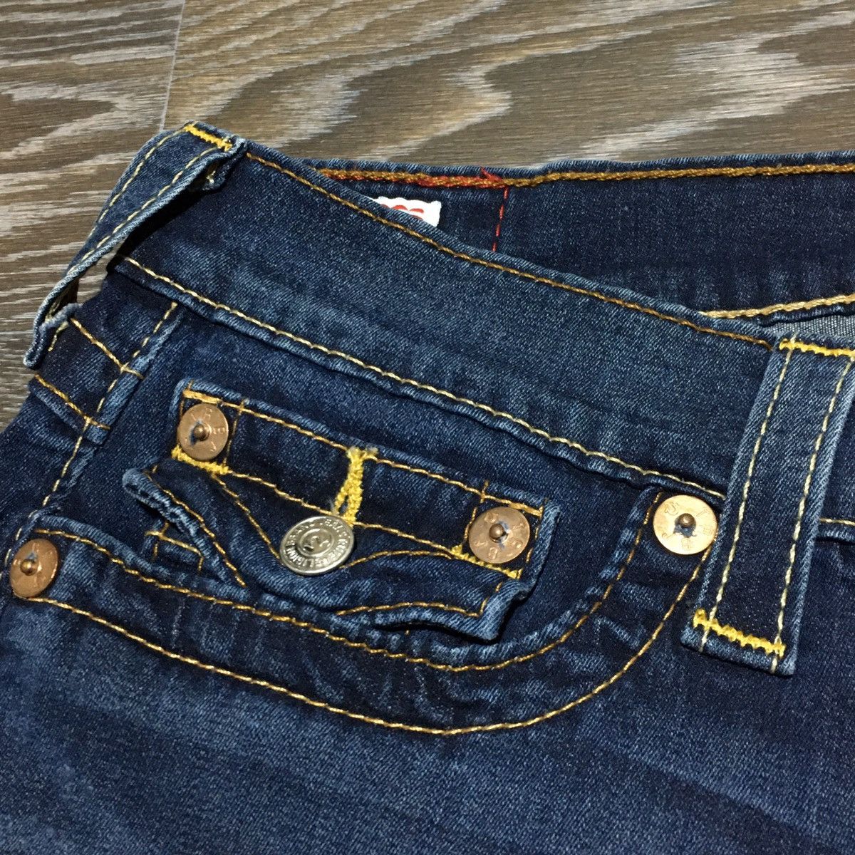 True Religion Women’s TRUE RELIGION Embroidery Slim Fit Jeans Size 32" / US 10 / IT 46 - 6 Thumbnail
