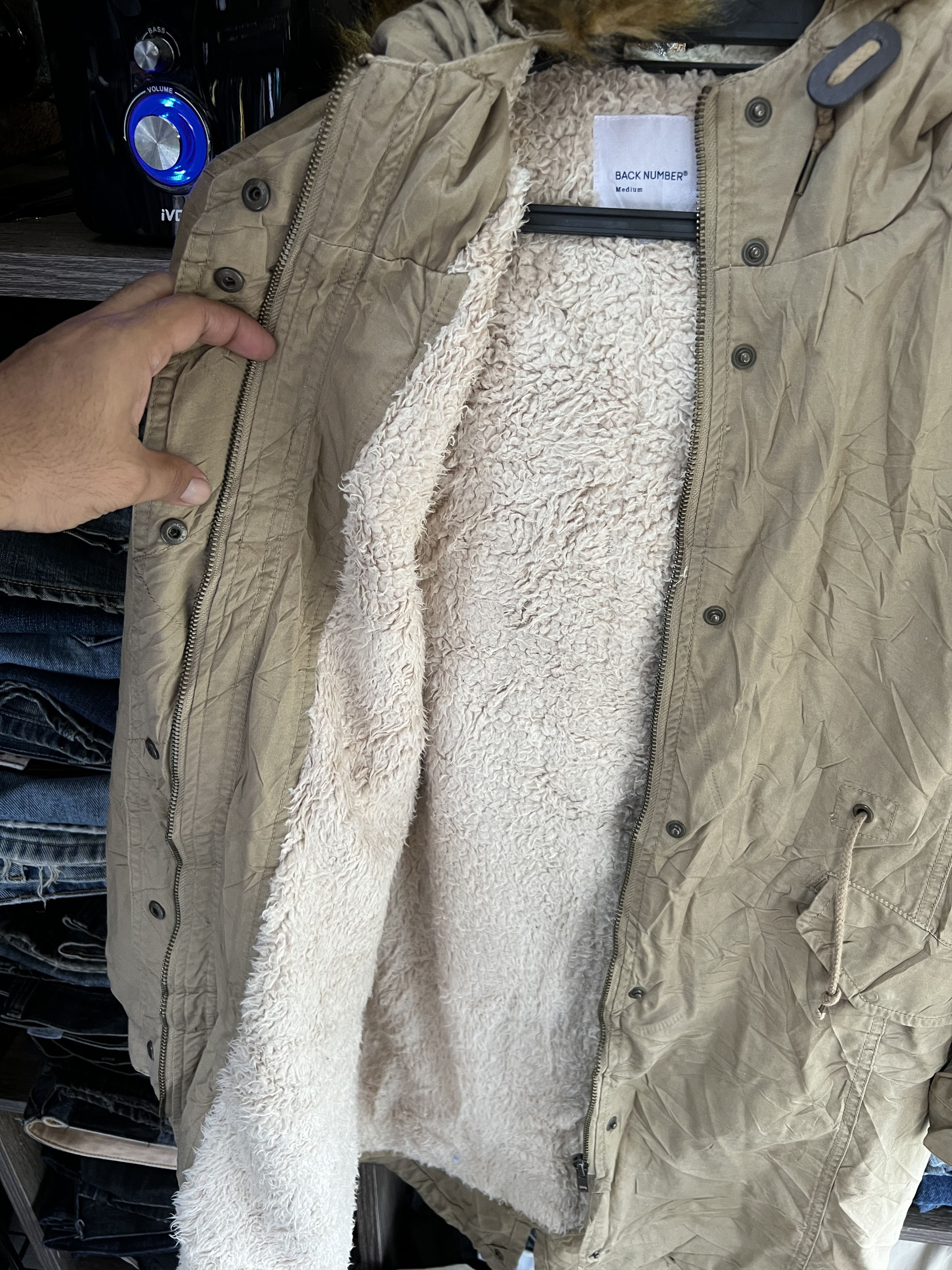 Japanese Brand 🔥Vintage Back Number Fishtail Sherpa Parkas Size US S / EU 44-46 / 1 - 12 Thumbnail