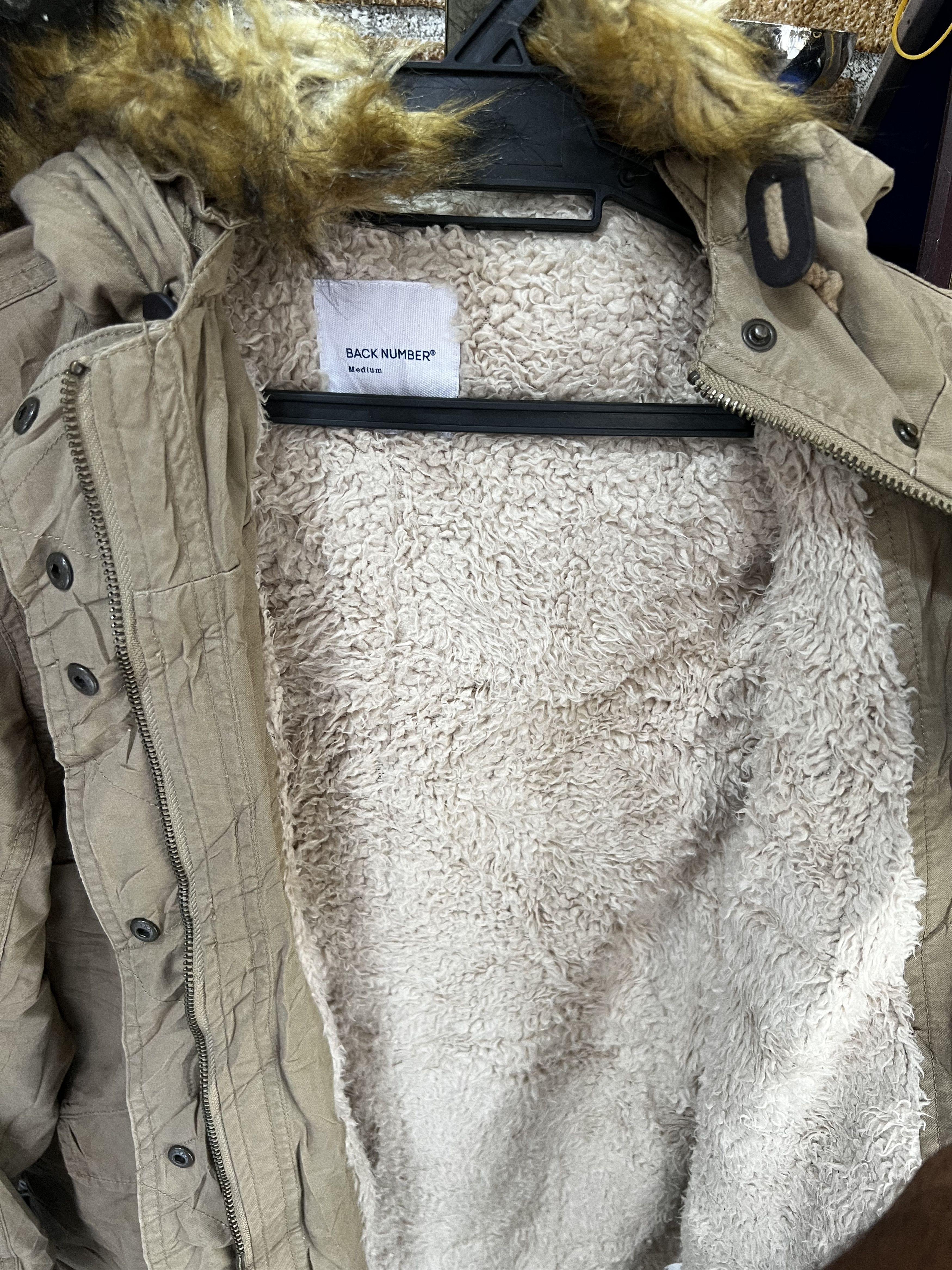 Japanese Brand 🔥Vintage Back Number Fishtail Sherpa Parkas Size US S / EU 44-46 / 1 - 13 Thumbnail