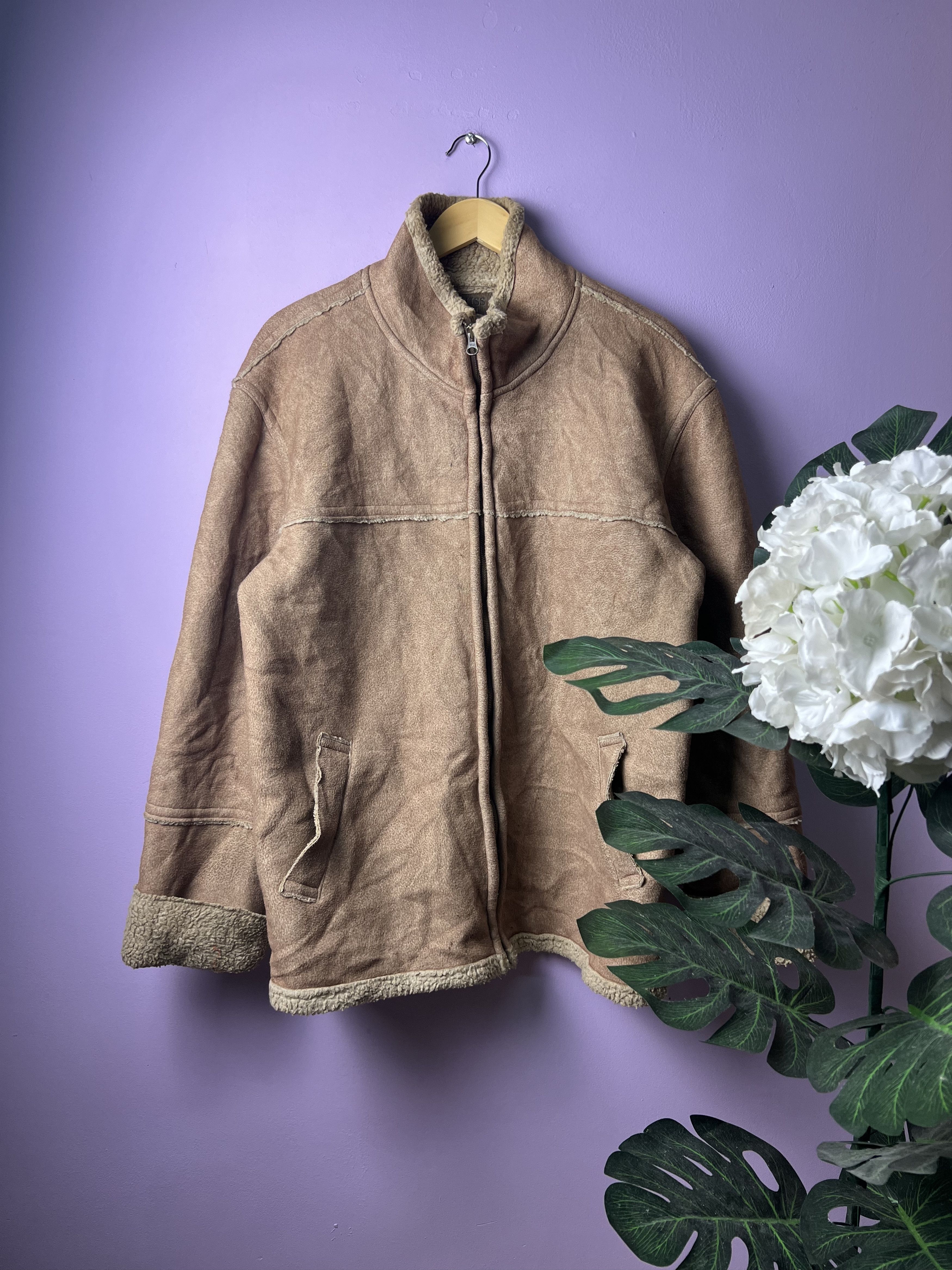 Japanese Brand 🔥Vintage Dismiss Sherpa Shearling Jackets Size US L / EU 52-54 / 3 - 1 Thumbnail