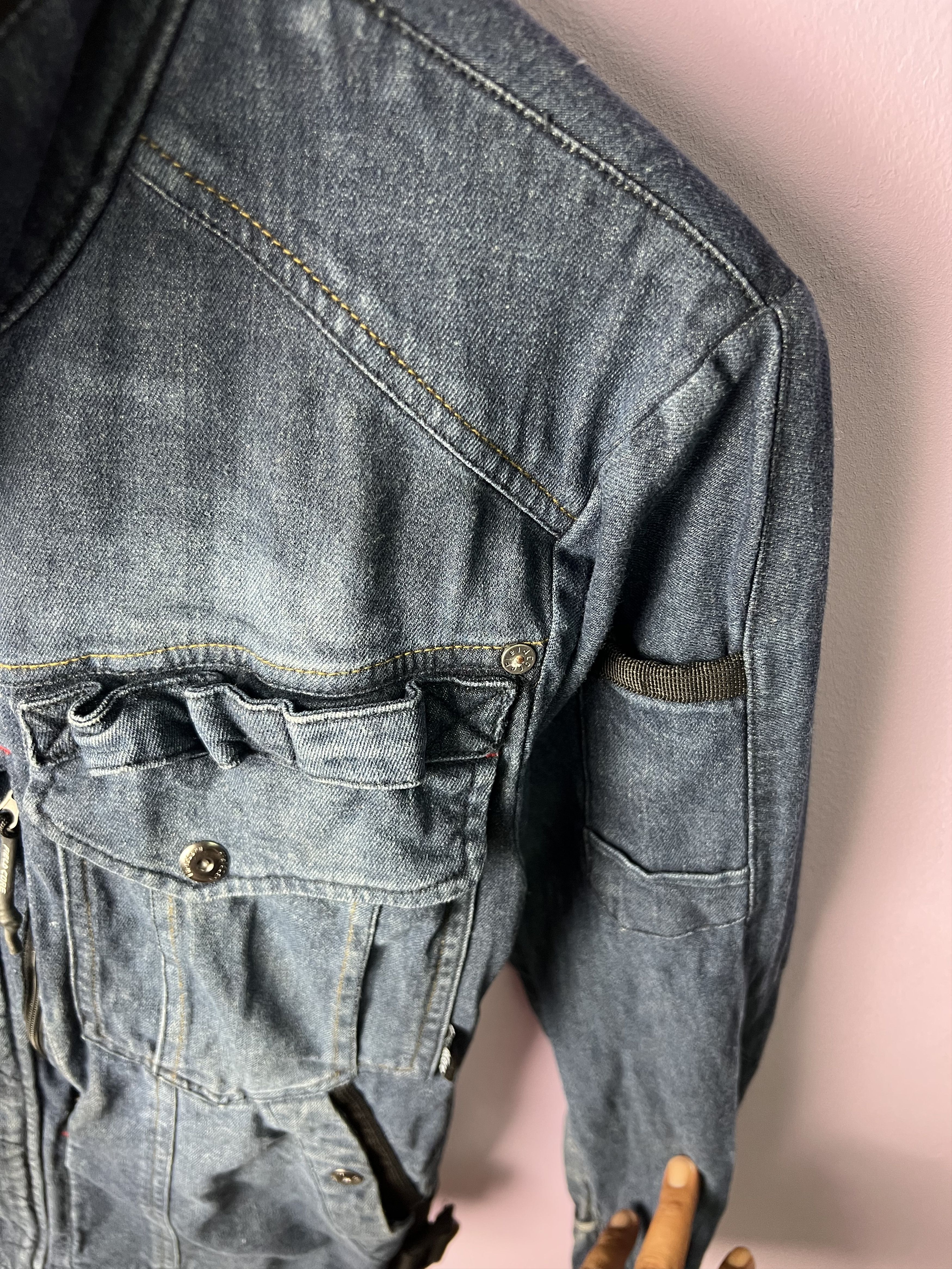 Japanese Brand 🔥Fieldcore Denim Worker Tactical Jackets Size US S / EU 44-46 / 1 - 7 Thumbnail