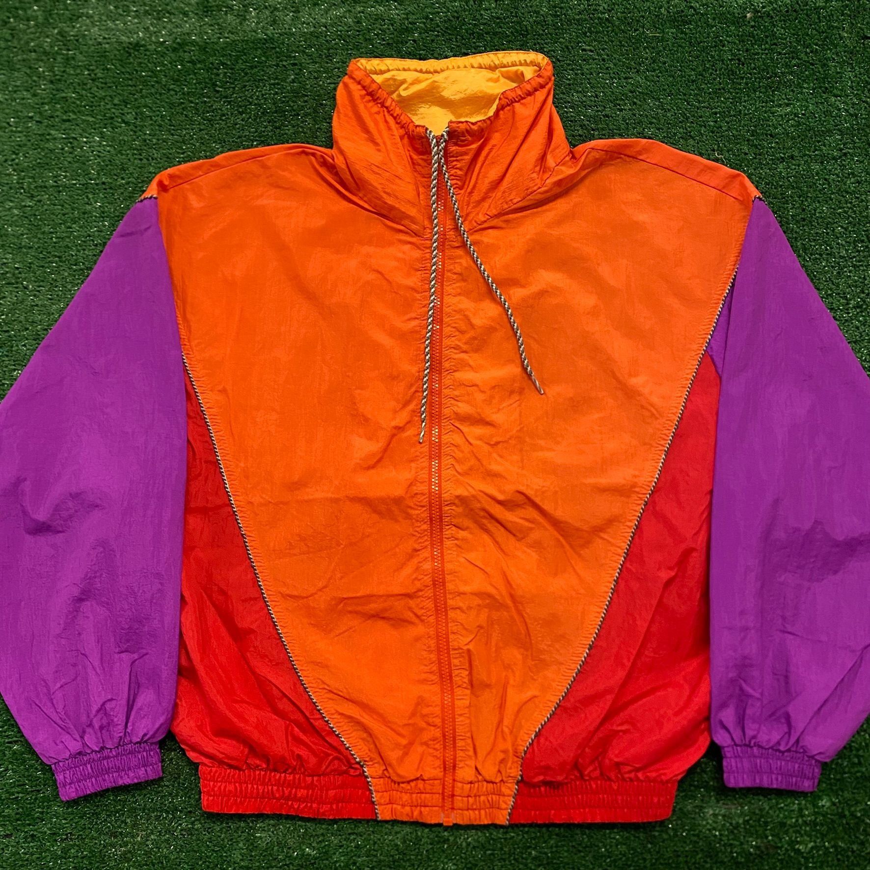 Vintage 90s Speedo Color Block Windbreaker Nylon Jacket