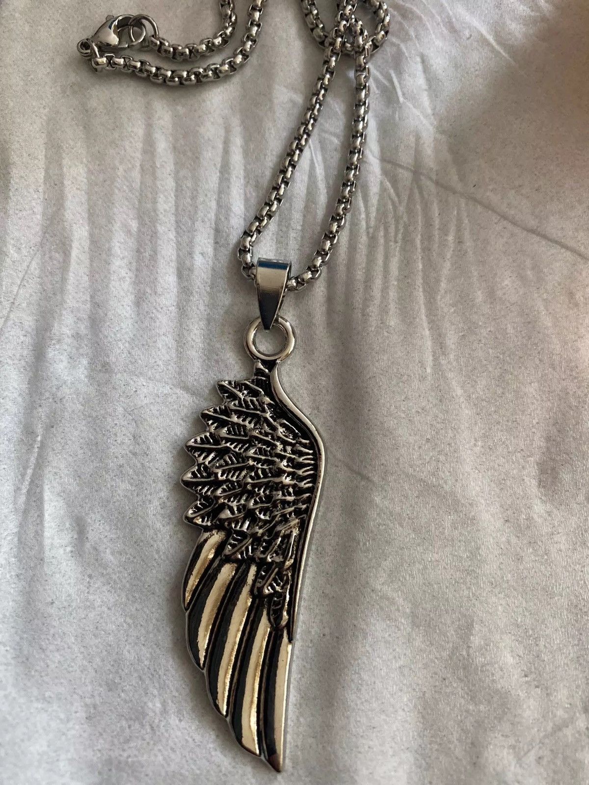 Jewelry Feather Pendant Necklace Size ONE SIZE - 2 Thumbnail