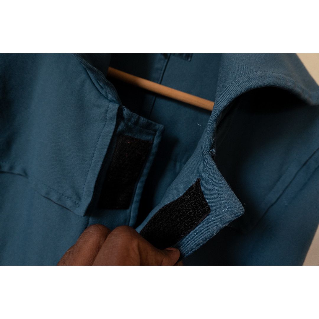 Comme des Garcons Teal Poly Blend Coat Size US M / EU 48-50 / 2 - 4 Thumbnail