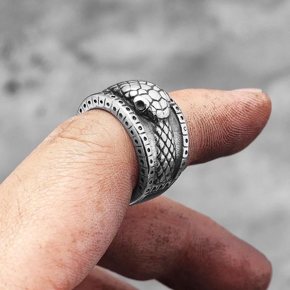 Jewelry × Vintage Ouroboros Snake Animal Rings Size ONE SIZE - 3 Thumbnail