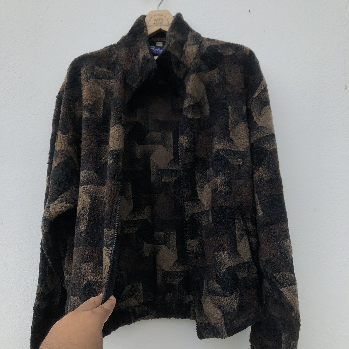 Japanese Brand 🔥90’s Vintage Camo Fleece Jacket Penfield Made in USA Size US M / EU 48-50 / 2 - 2 Thumbnail