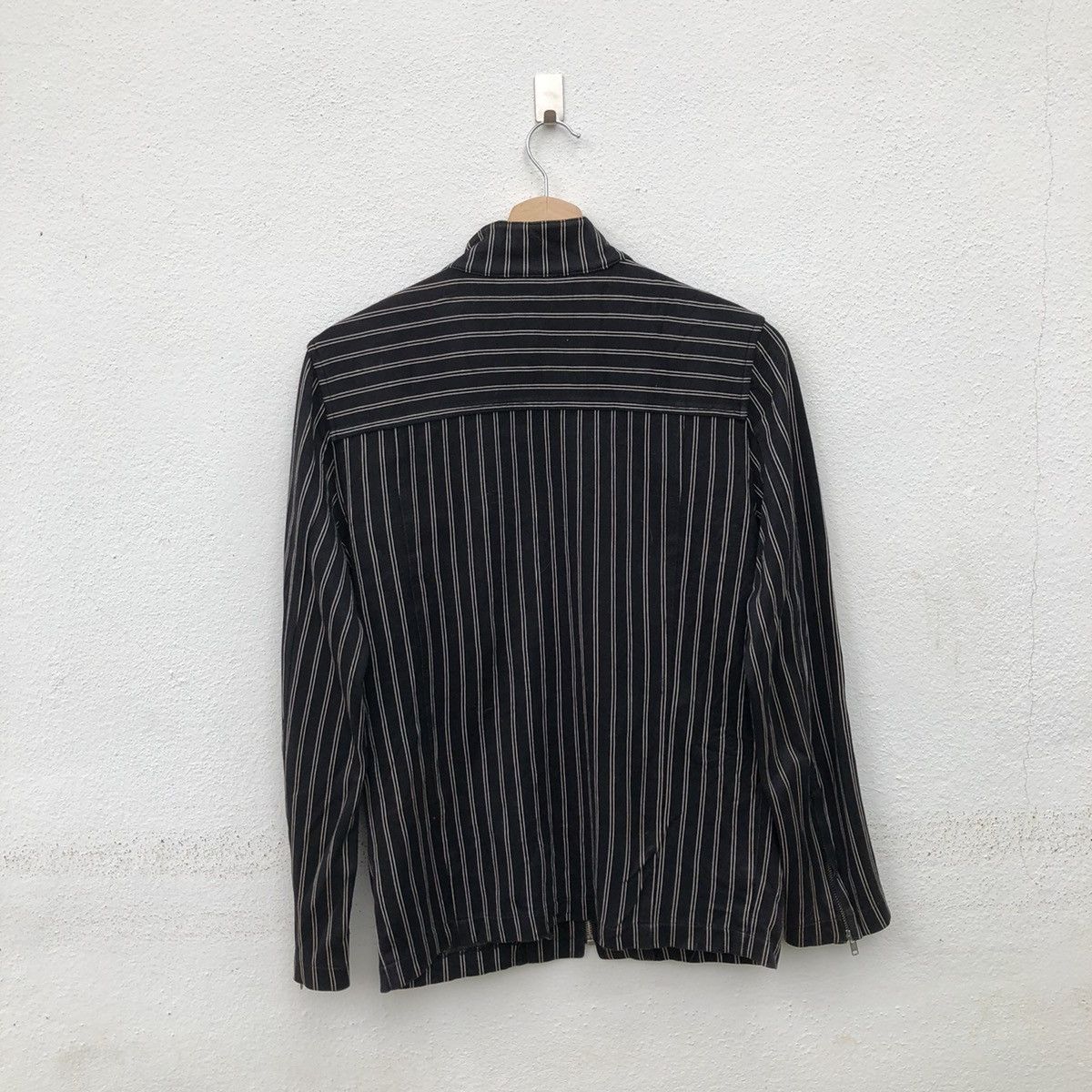 Japanese Brand × agnes b. 🔥90’s VINTAGE WORK STRIPE DOWN CHORE JACKET AGNES B Size US S / EU 44-46 / 1 - 6 Thumbnail