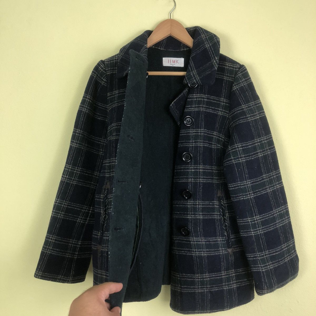 Japanese Brand × Michel Klein × Other 🔥90’s Vintage Chore Wool Double Breast Jacket Michel Klein Size US M / EU 48-50 / 2 - 7 Thumbnail