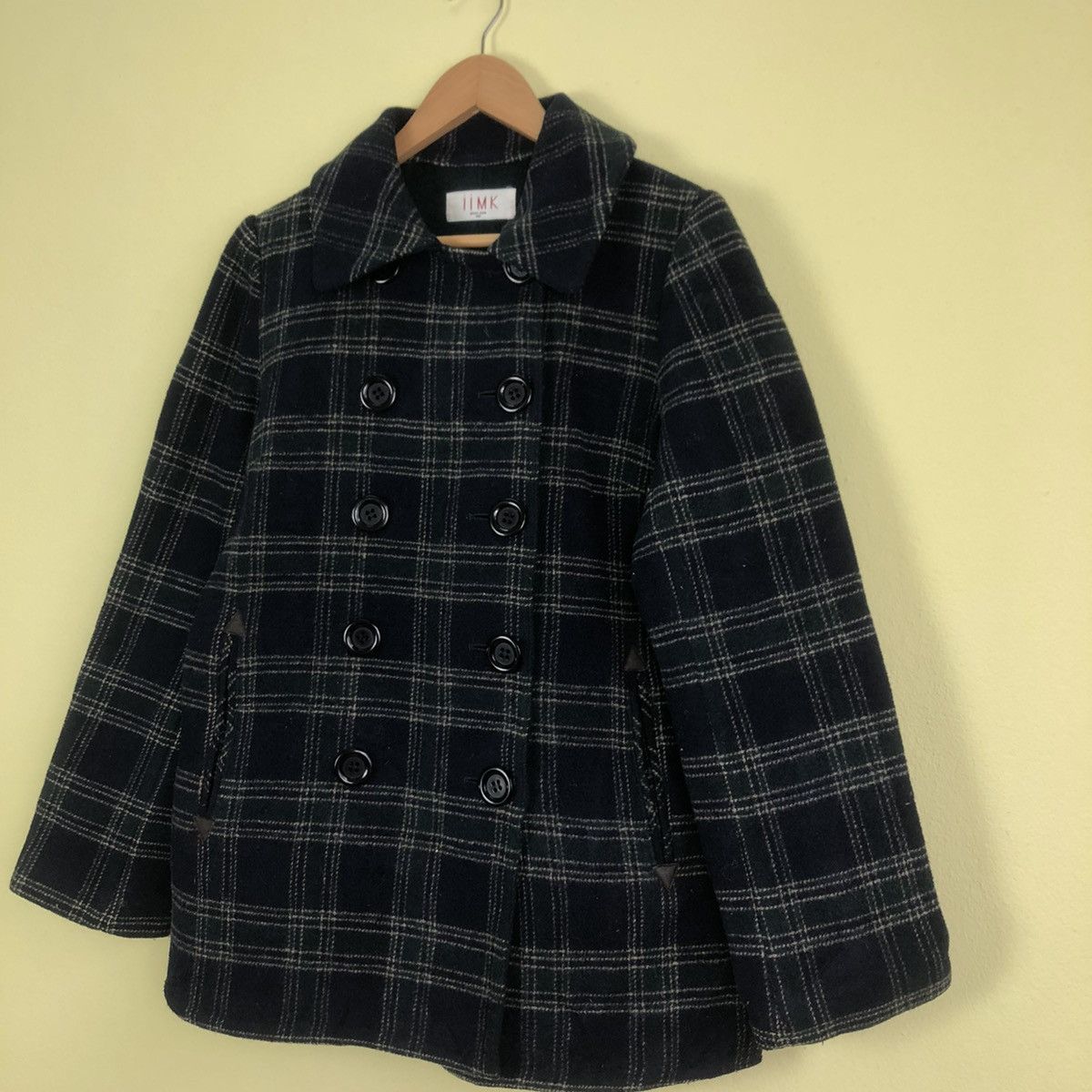Japanese Brand × Michel Klein × Other 🔥90’s Vintage Chore Wool Double Breast Jacket Michel Klein Size US M / EU 48-50 / 2 - 2 Thumbnail
