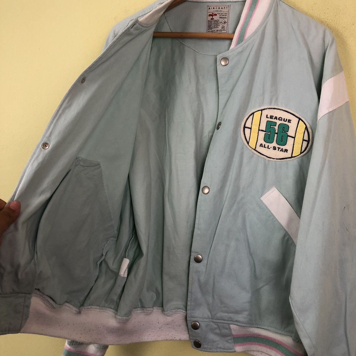Japanese Brand Aircraft Flight Manual Point Getter TeamMPS Jacket Military Size US M / EU 48-50 / 2 - 9 Thumbnail
