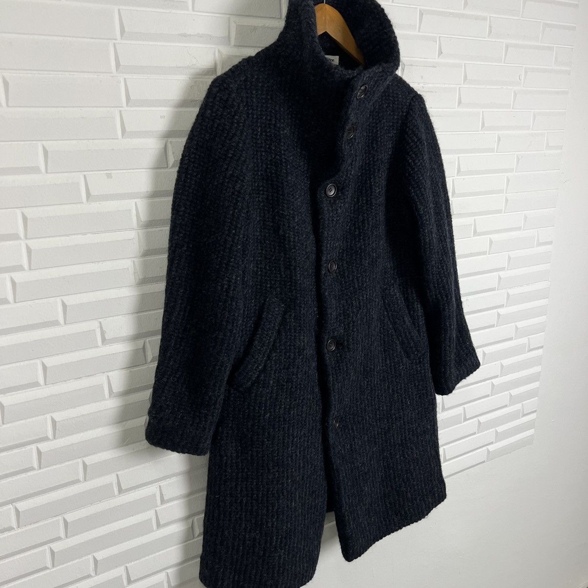 Issey Miyake ISSEY MIYAKE PLANTATION WOOL LONG JACKET DOUBLE COLLAR Size US M / EU 48-50 / 2 - 4 Thumbnail