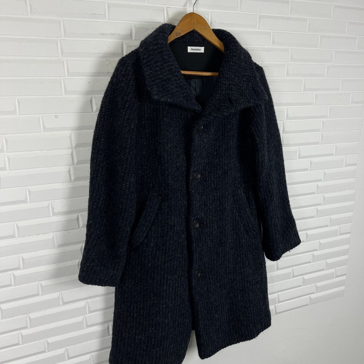 Issey Miyake ISSEY MIYAKE PLANTATION WOOL LONG JACKET DOUBLE COLLAR Size US M / EU 48-50 / 2 - 8 Thumbnail