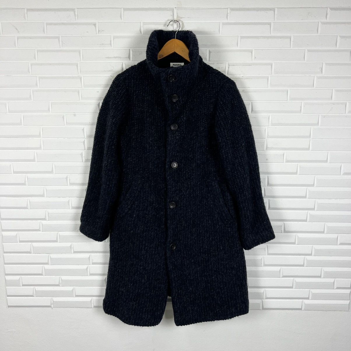 Issey Miyake ISSEY MIYAKE PLANTATION WOOL LONG JACKET DOUBLE COLLAR Size US M / EU 48-50 / 2 - 2 Thumbnail