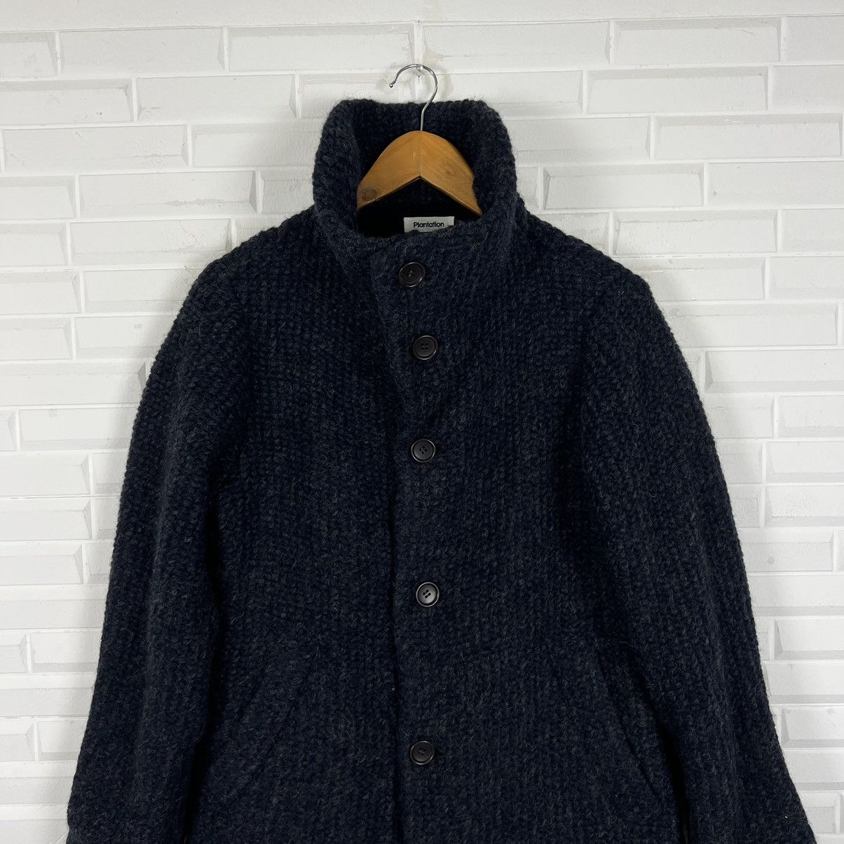 Issey Miyake ISSEY MIYAKE PLANTATION WOOL LONG JACKET DOUBLE COLLAR Size US M / EU 48-50 / 2 - 3 Thumbnail