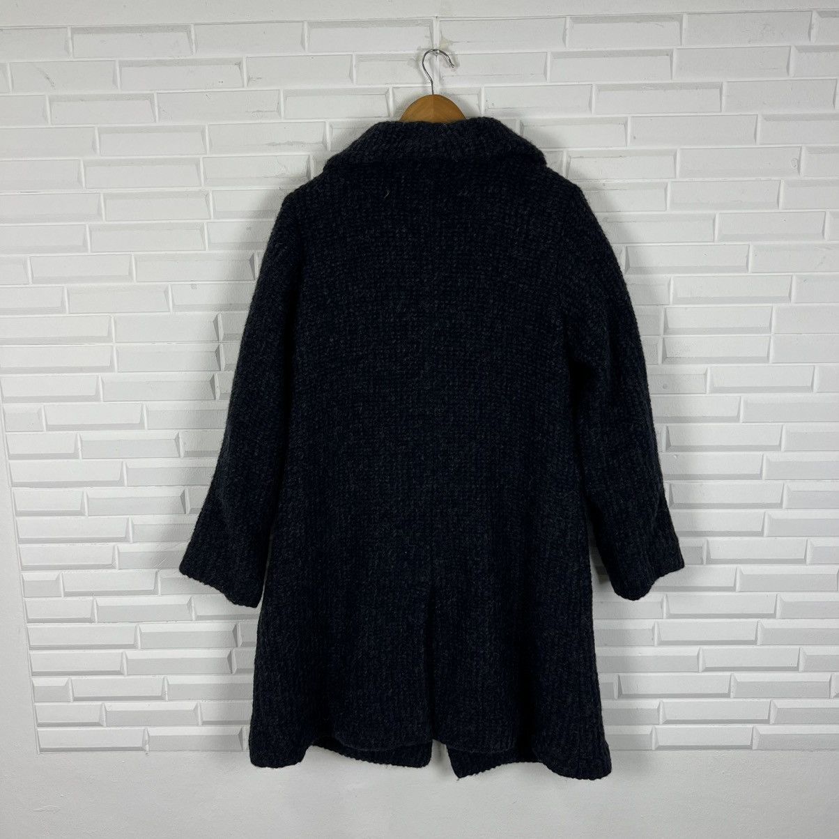 Issey Miyake ISSEY MIYAKE PLANTATION WOOL LONG JACKET DOUBLE COLLAR Size US M / EU 48-50 / 2 - 11 Thumbnail