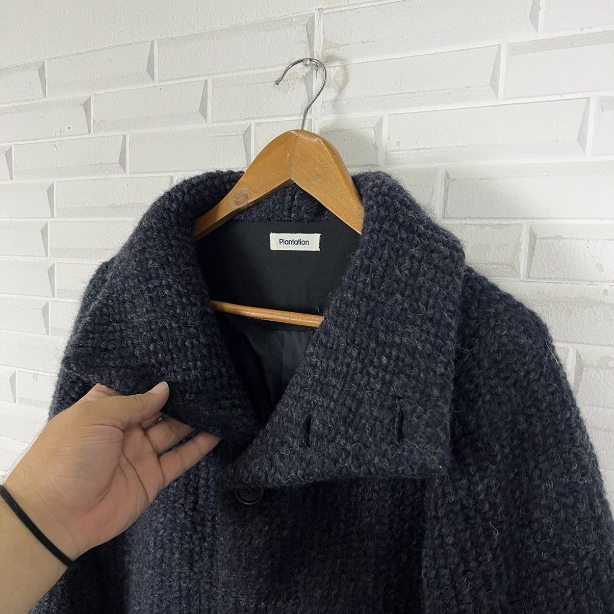 Issey Miyake ISSEY MIYAKE PLANTATION WOOL LONG JACKET DOUBLE COLLAR Size US M / EU 48-50 / 2 - 9 Thumbnail